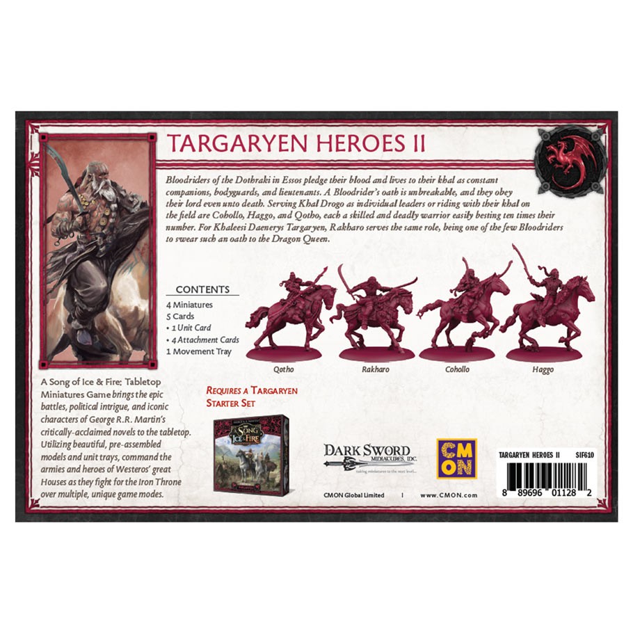 A Song of Ice and Fire : Tabletop Miniatures Game - Targaryen Heroes #2